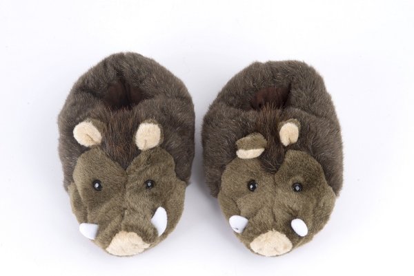 Wild boar slippers XL