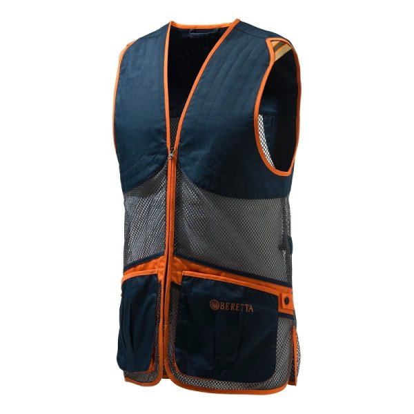 Full Mesh Vest - Blue total eclipse &amp; Grey