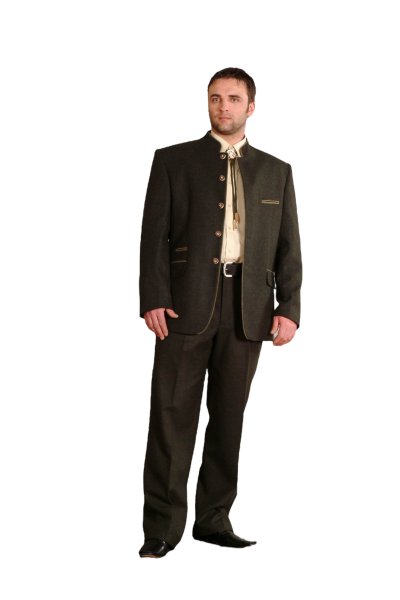 Alfred jacket with stand-up collar