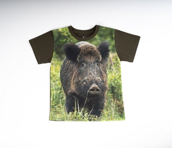 WADERA - T-shirt with pattern - Wild boar