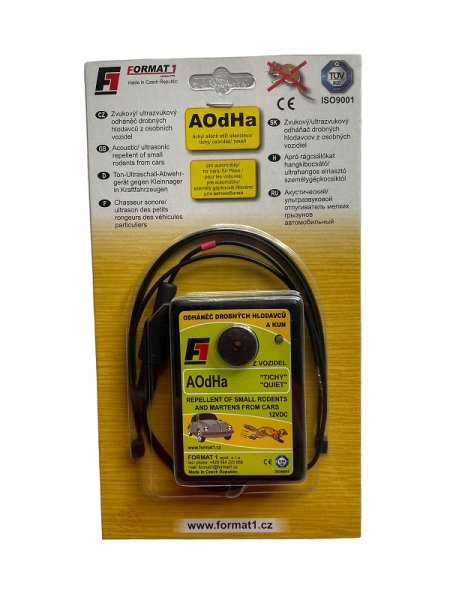 Ultrasonic rodent repeller AOdHa for car - silent