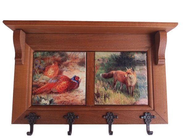 Hubert DeLuxe key ring IV Pheasants - Fox