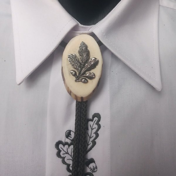 Hunting tie Bolo - Oak leaf II