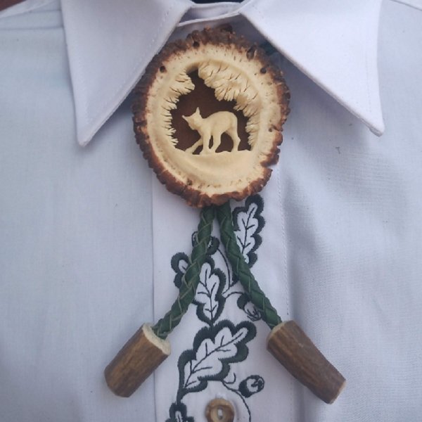 Hunting tie Bolo- Rys - handmade