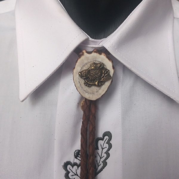 Hunting tie Bolo - Exclusive Wild boar V