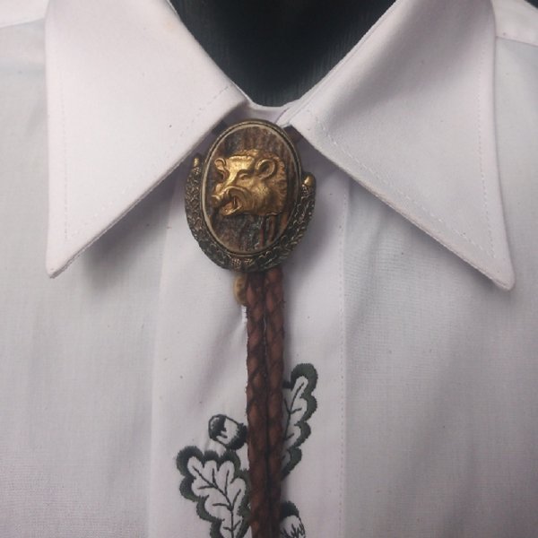 Hunting tie Bolo - Exclusive Wild boar VII