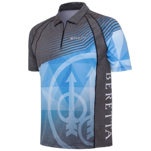 Rush Graph polo shirt - Blue Excell &amp; Black