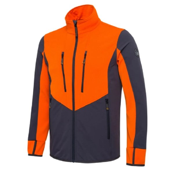 Rupicapra Sweatshirt - Ebony &amp; Orange