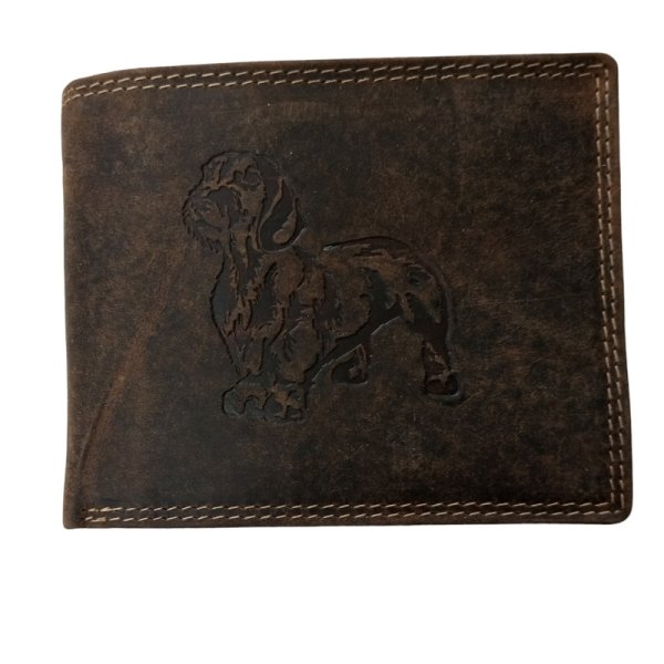 Giorgio Carelli leather wallet - Dachshund I