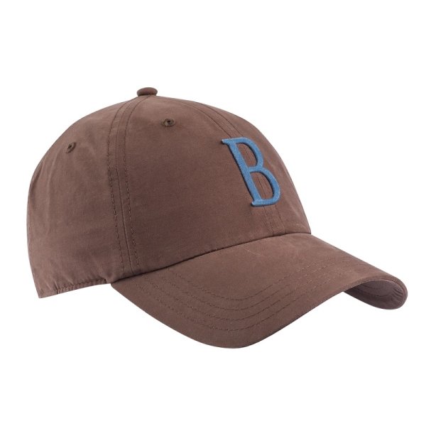 Big B cap - Brown &amp; Light Blue