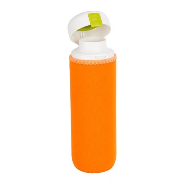 M-Tramp Bottle with neoprene sleeve - orange