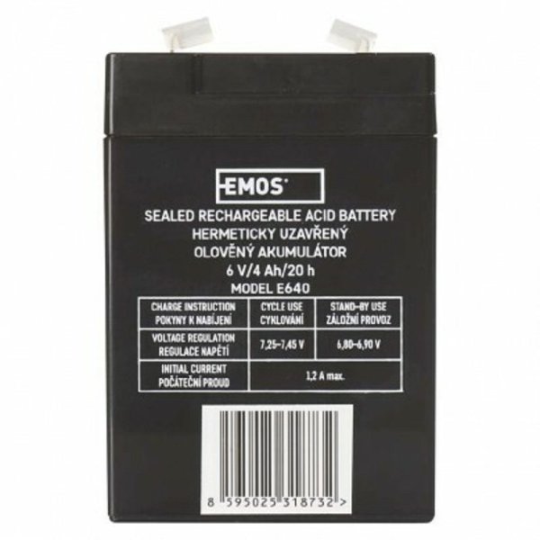 EMOS - Replacement battery 6V/4Ah/20h B9641