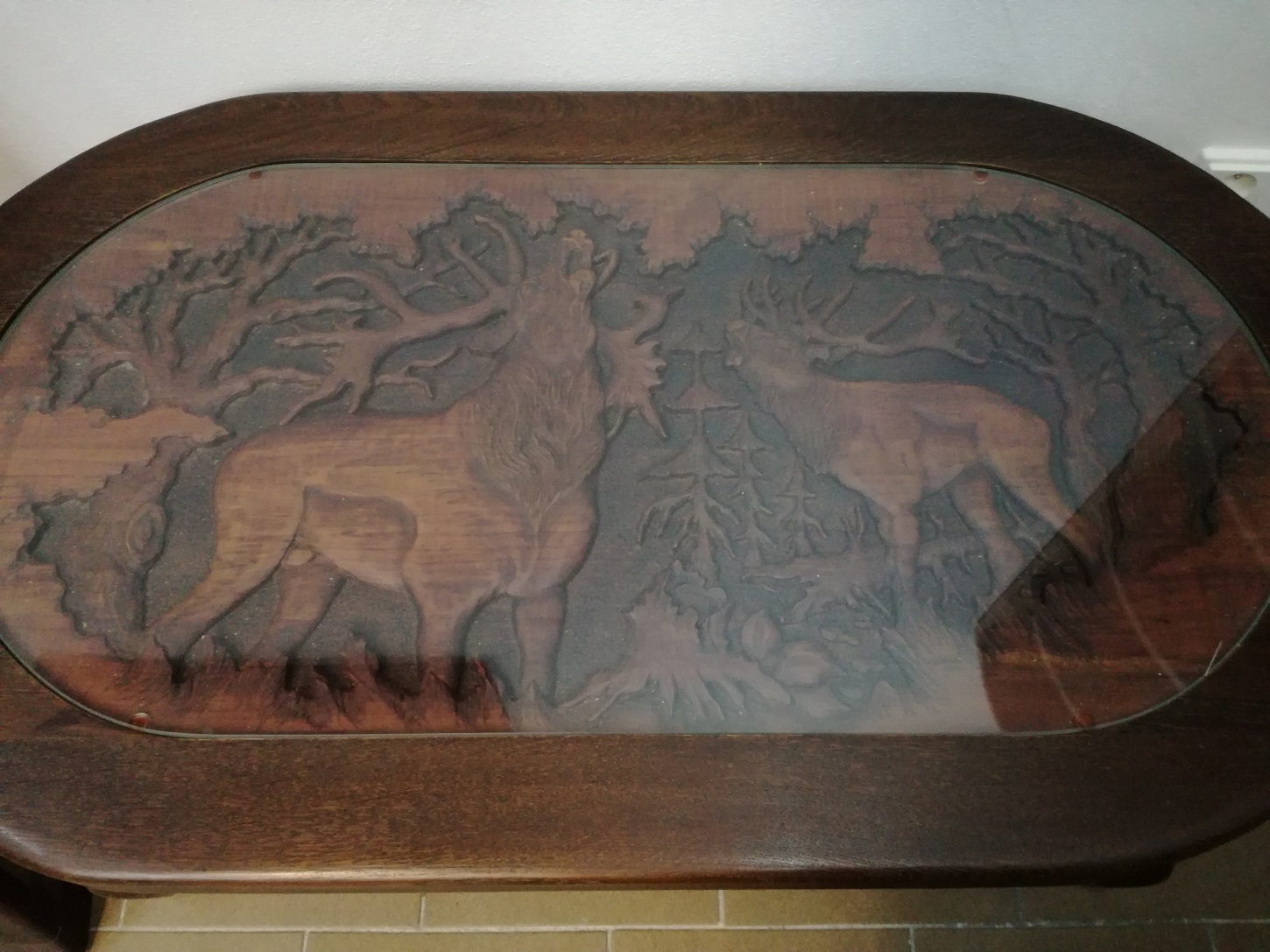 Carved table