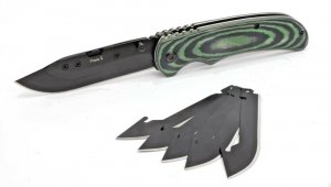 HME RAZOR BLADE FOLDING knife