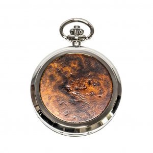 Skelett Pocket Wooden Watch
