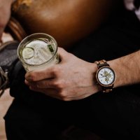 Gin Cucumber Wooden Watch