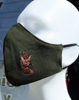 Embroidered drape - deer