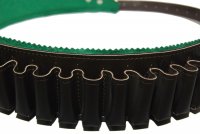 Hub belt leather