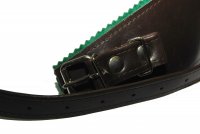 Hub belt leather